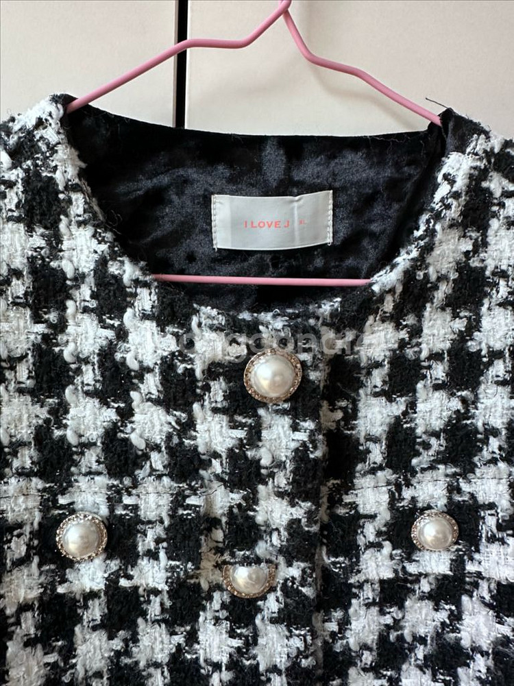 아이러브제이 숏 트위드자켓 XL--2