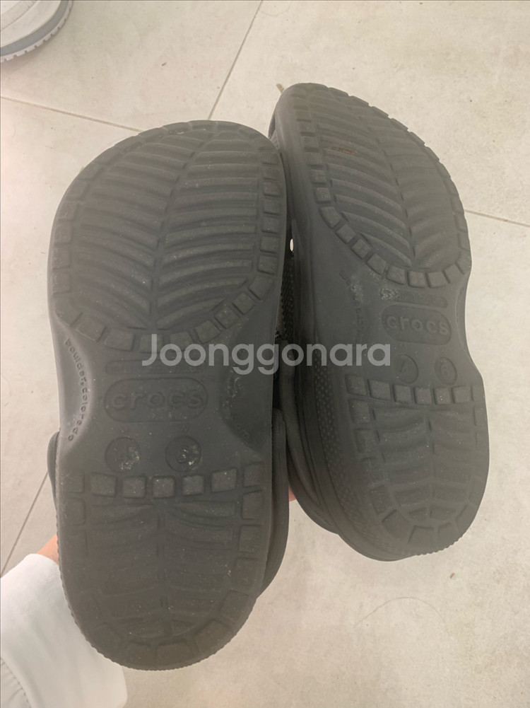 크록스 블랙 230사이즈--2