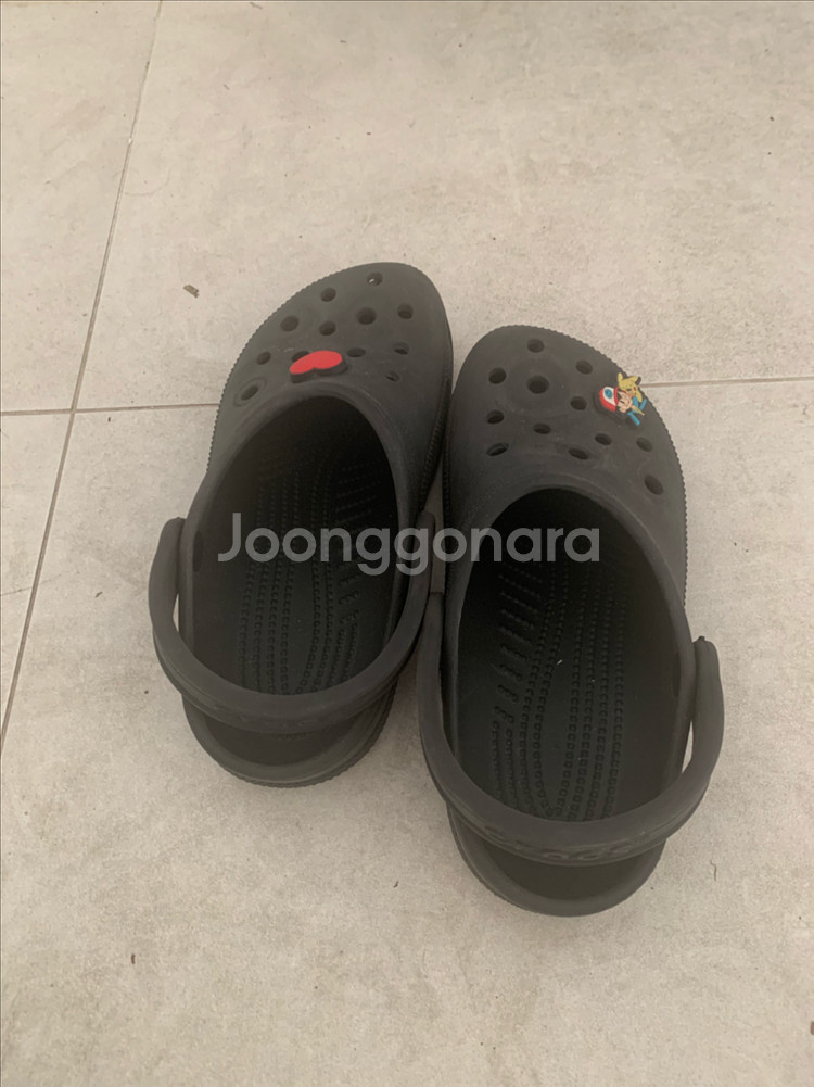 크록스 블랙 230사이즈--1