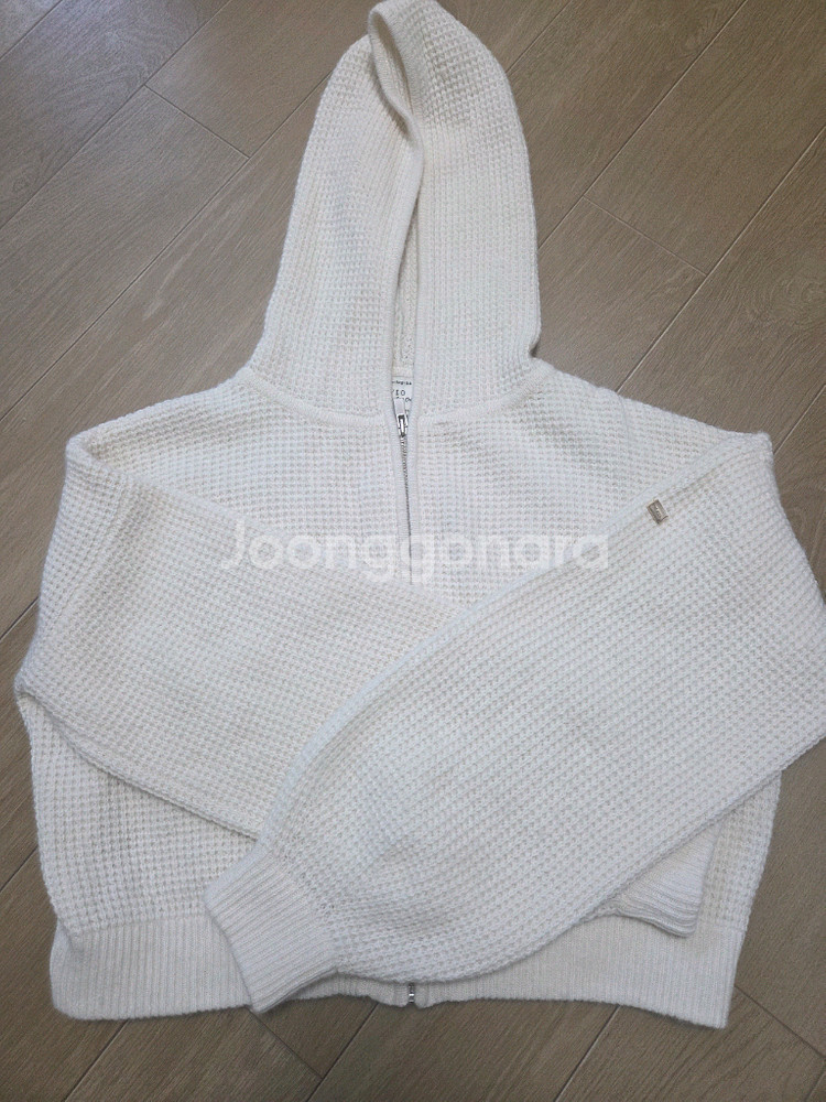 포유온 For Your Eyes Only 로아 울 후디 집업--1