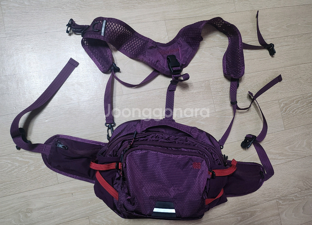 코오롱 등산조끼--2