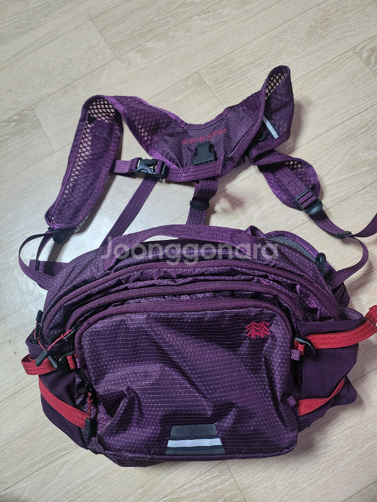 코오롱 등산조끼--1