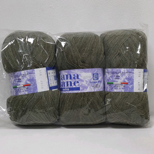 (세하선) 녹색 뜨개실 털실 250g 3볼 일괄 목도리 가디건 스웨터 바라클라바 라나레인 엑스트라 스톤워