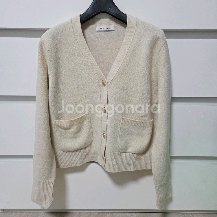 더캐시미어 슬릿 버튼 업 니트 가디건 랑방 타임 마인--5
