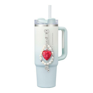 홀리데이 프렌즈 켄처 스탠리 텀블러 887ml + 버블하트 데코체인 키링