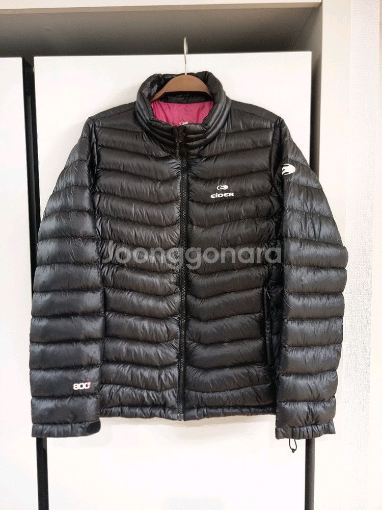 여성 아이더 거위털 경량패딩 xl 77~88--0