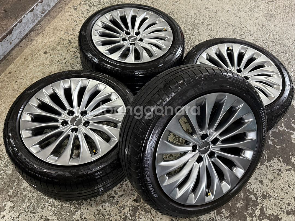 제네시스 EQ900 순정 19인치 휠타이어 판매--5