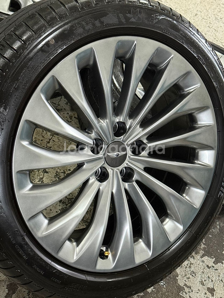 제네시스 EQ900 순정 19인치 휠타이어 판매--6