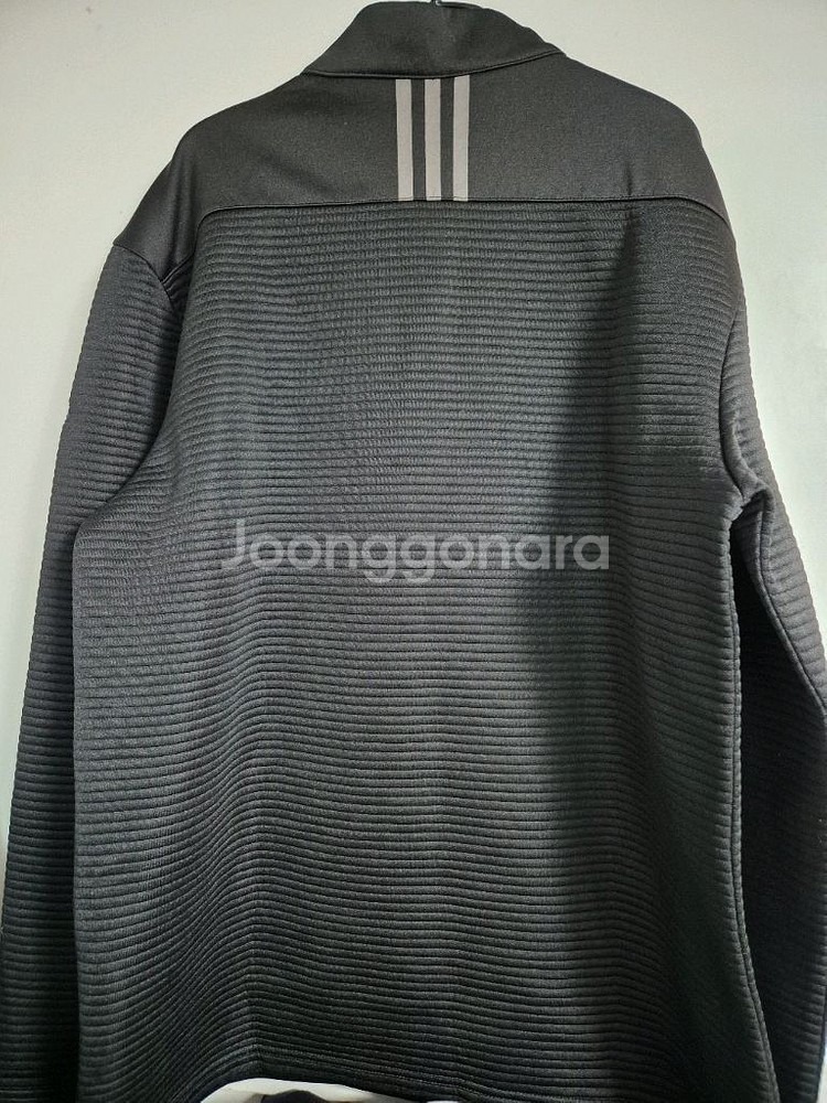 아디다스 골프 반집업 기모 티셔츠--4
