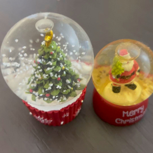 크리스마스 스노우볼 2개