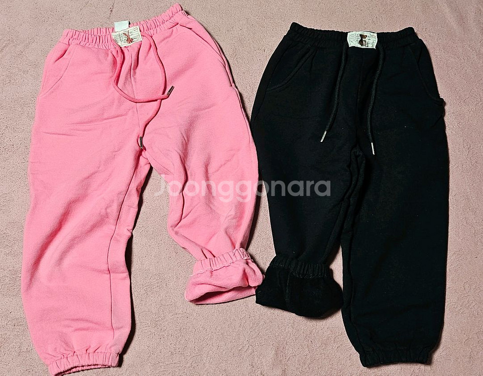 베베주 여아 기모 상,하 130--2