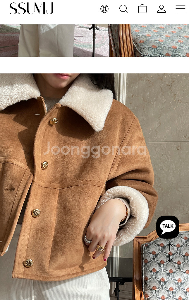 (새상품) 썸제이 SSUMJ 토리무스탕 보웬 베니토--1