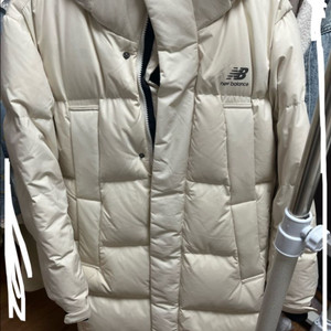 뉴발란스 롱패딩 크림 XS