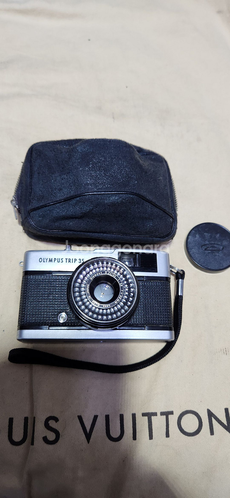 올림푸스트립35(a급), 셀레늄살아있어 노출정상, 카메라가방.--1