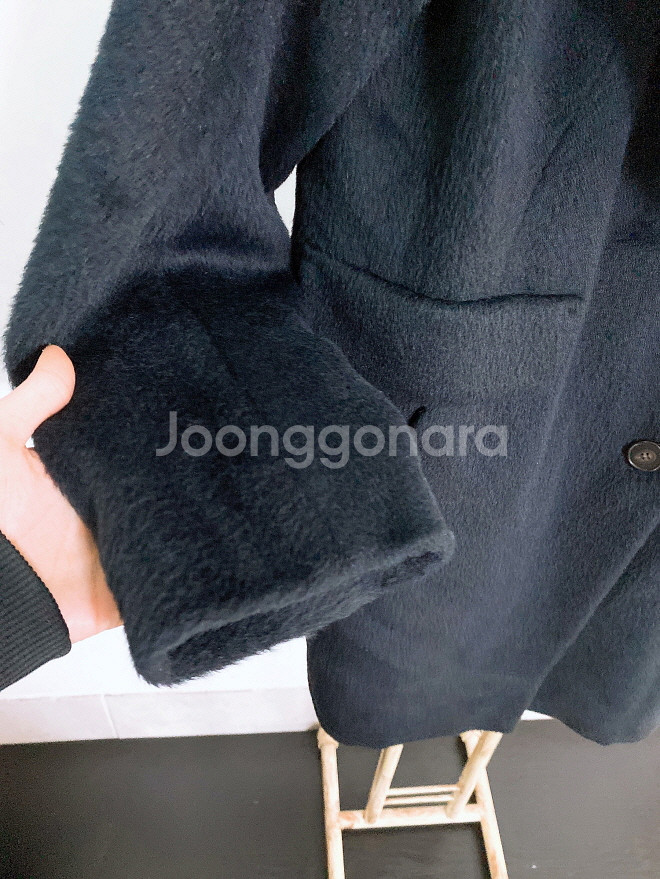 (100)닥스여자알파카울코트--3