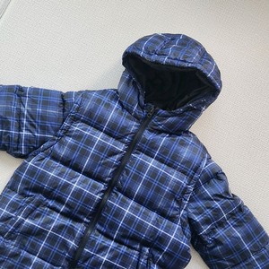 남아패딩 150 레노마 체크블루 조끼가능