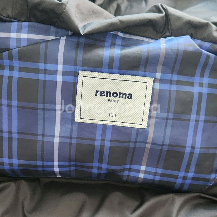 남아패딩 150 레노마 체크블루 조끼가능--1