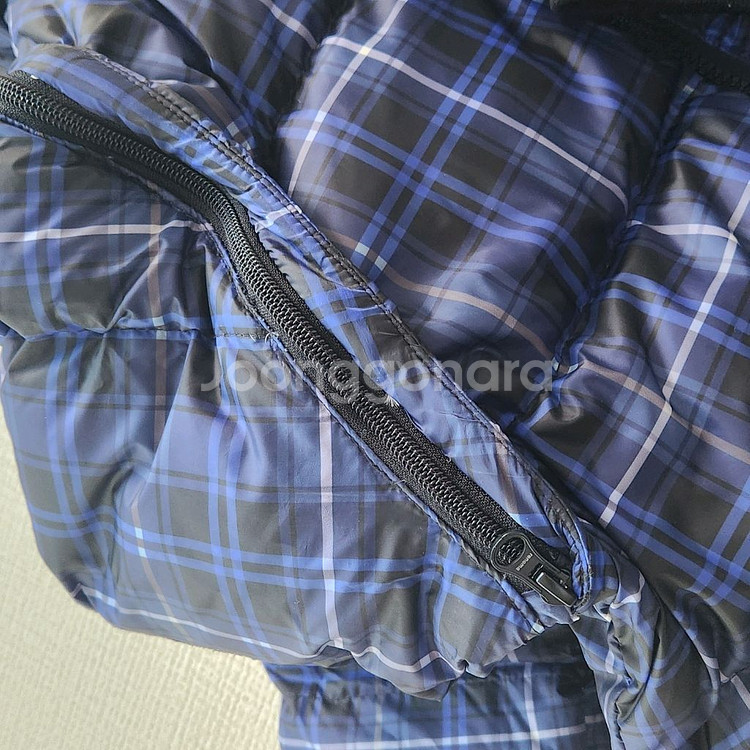 남아패딩 150 레노마 체크블루 조끼가능--6