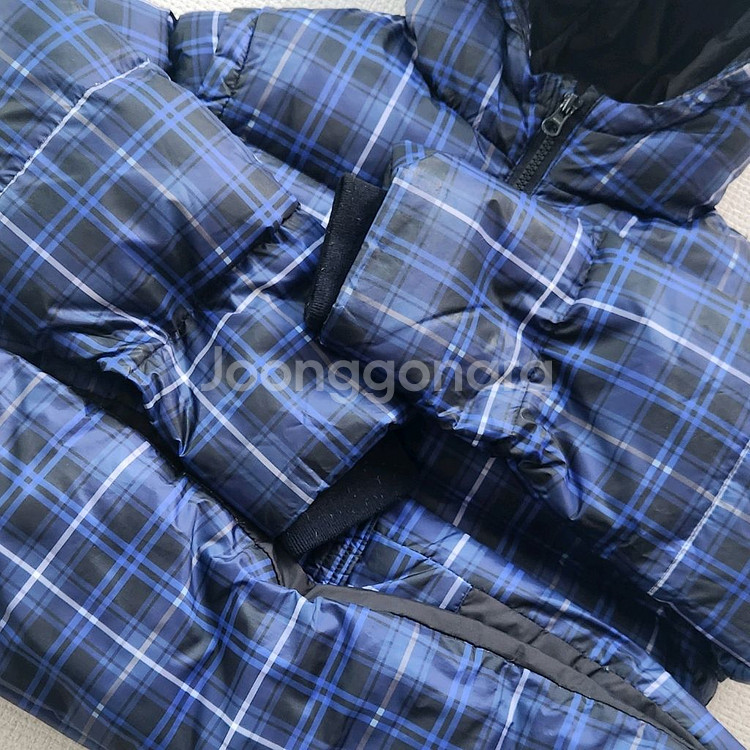 남아패딩 150 레노마 체크블루 조끼가능--5