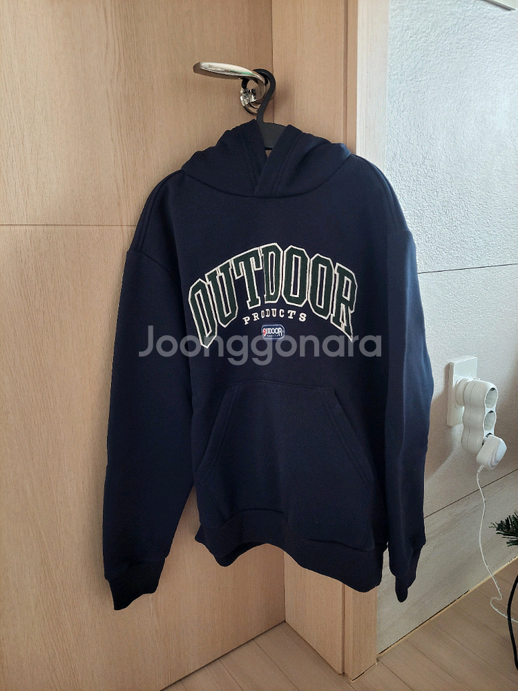 아웃도어 키즈 기모 후드티 155--0