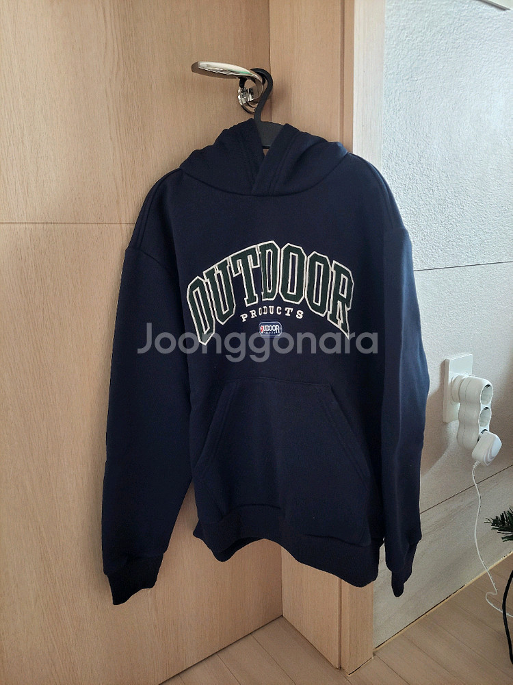 아웃도어 키즈 기모 후드티 155--3