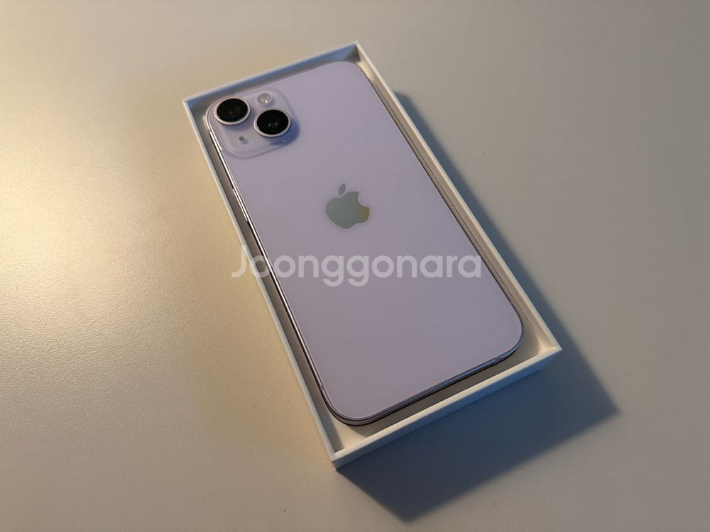 아이폰 14 퍼플 128GB 자급제 풀박스 판매합니다--0