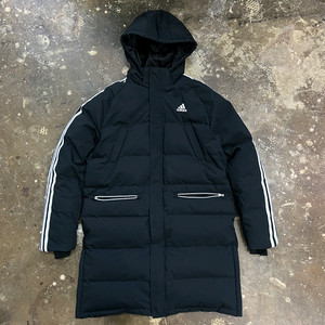 160) 아디다스 주니어 다운 롱패딩 점퍼 남여공용