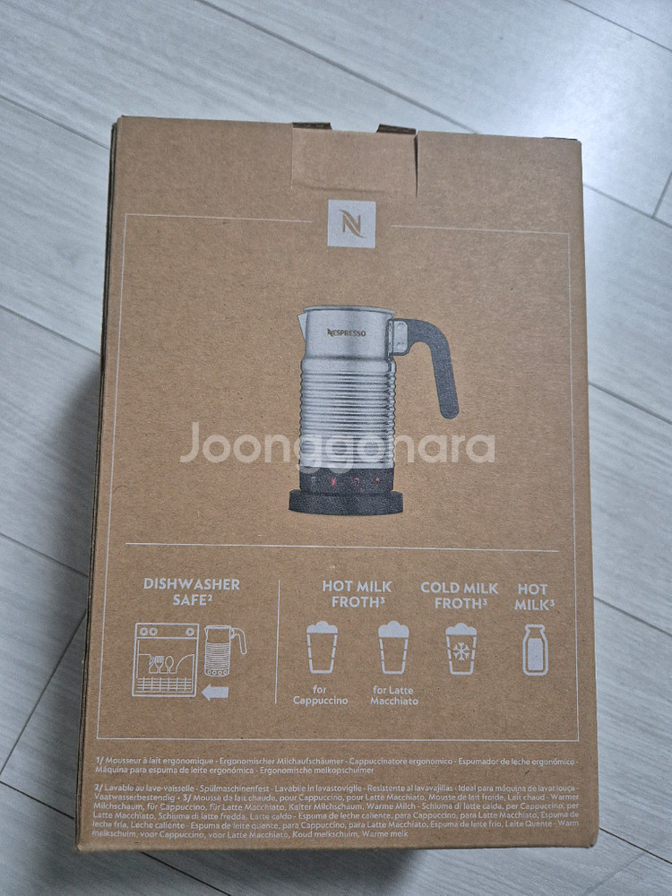 네스프레소 우유 거품기에어로치노4미개봉 새제품입니다.--0