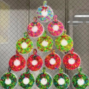 크리스마스수세미 리스수세미 개별포장