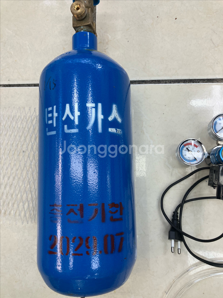 이탄 3.7리터 봄베 혜홍레귤레이터 수초풀셋트--1