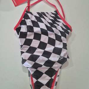 (새상품)스피도 체커보드 수영복 타이백 26