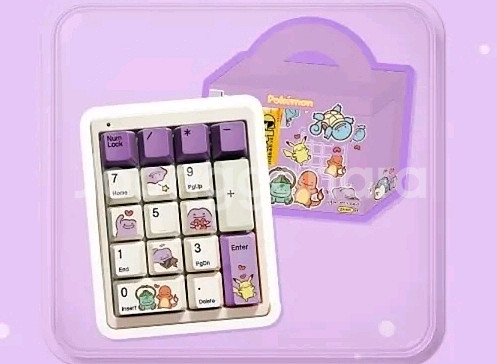 포켓몬 넘버패드, 메타몽 넘버패드 간식 세트 미개봉--1