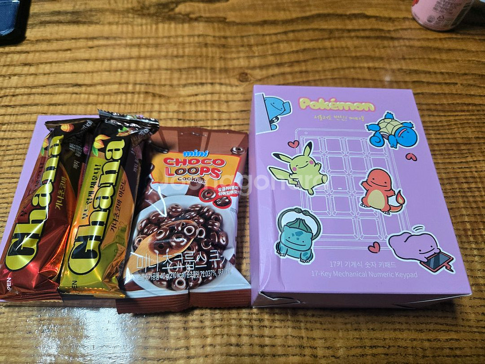 포켓몬 넘버패드, 메타몽 넘버패드 간식 세트 미개봉--5