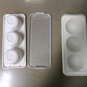 원형 소분 용기 3구(각 70 ml) 2개