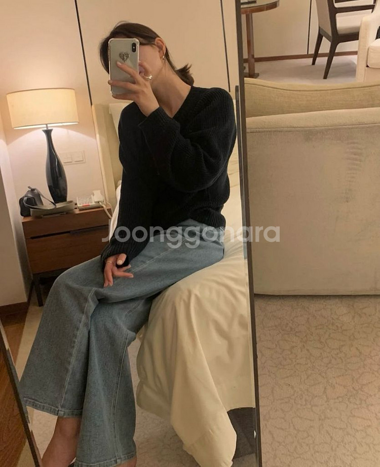 드혀니 하찌니트 네이비--0