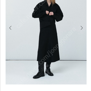 le17septembre A-LINE WOOL SILK MID SKIRT