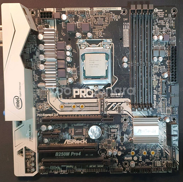 i7 7700 B250M PRO4 (쿨러 io실드포함)--1