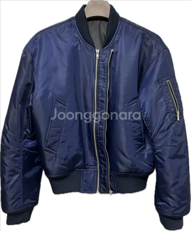 [샘플 셋업] [L] STU 네이비 더블 웨이 숏 봄버 + [M] 팬츠--1