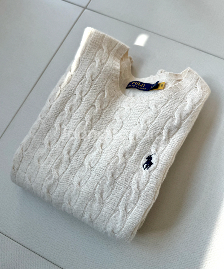 폴로 랄프로렌 케이블 니트 스웨터 S--0