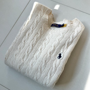 폴로 랄프로렌 케이블 니트 스웨터 S