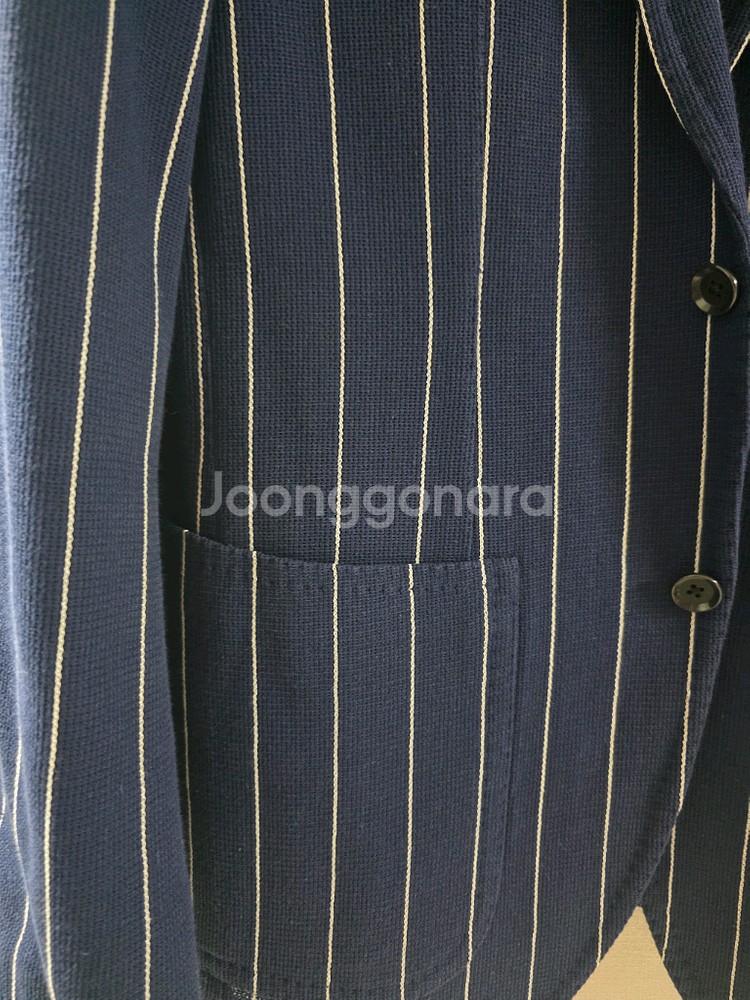 링자켓 브릴라 네이비 스트라이프 스포츠코트 자켓 블레이저--2
