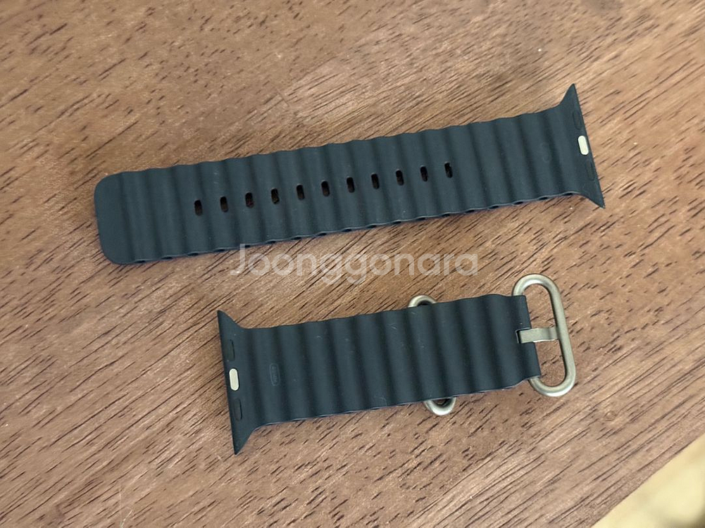 애플워치 울트라 오션밴드 미드나이트 색상 S급 단품--2