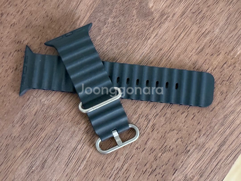 애플워치 울트라 오션밴드 미드나이트 색상 S급 단품--4