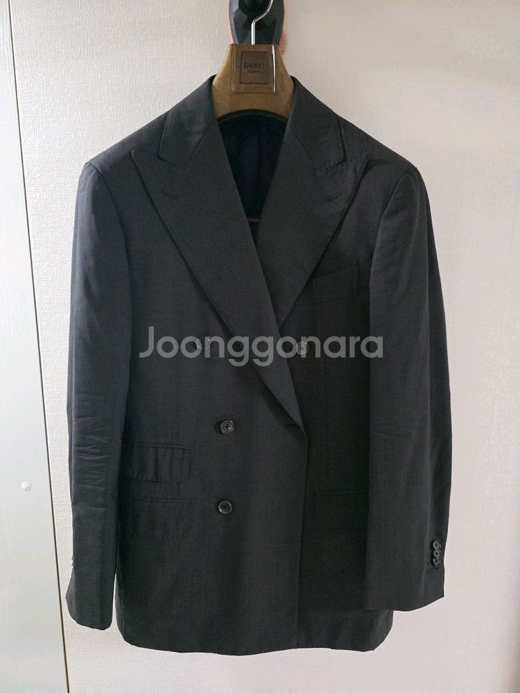 빔즈 브릴라 도멜 다크브라운 스트라이프 더블 수트 / (링자켓 톰포드 수트서플라이 맨온더분 라르디니)--0