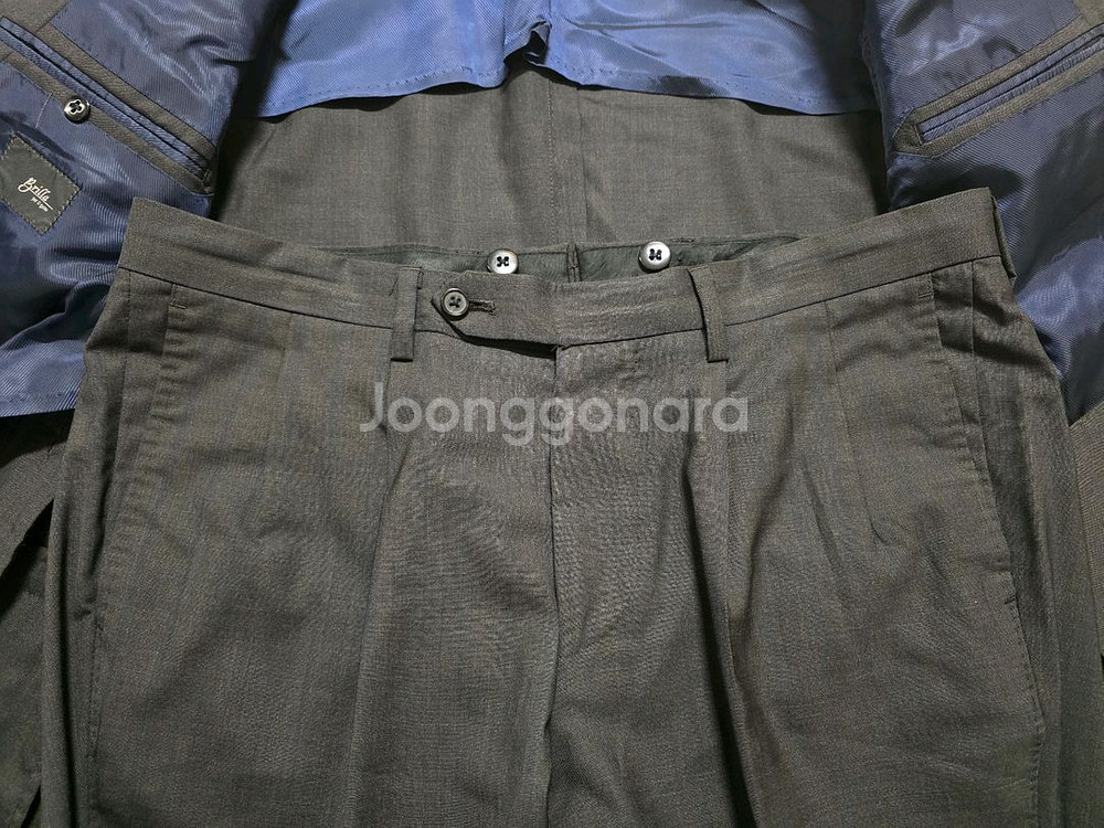 빔즈 브릴라 도멜 다크브라운 스트라이프 더블 수트 / (링자켓 톰포드 수트서플라이 맨온더분 라르디니)--6