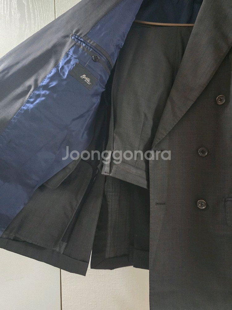 빔즈 브릴라 도멜 다크브라운 스트라이프 더블 수트 / (링자켓 톰포드 수트서플라이 맨온더분 라르디니)--5