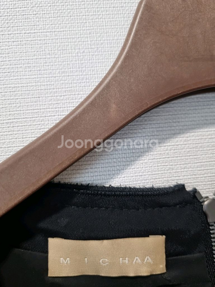 MICHAA 미샤 블랙 벨트 원피스--3