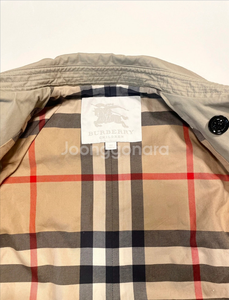 버버리 칠드런 키즈 트렌치 코트 4y--1