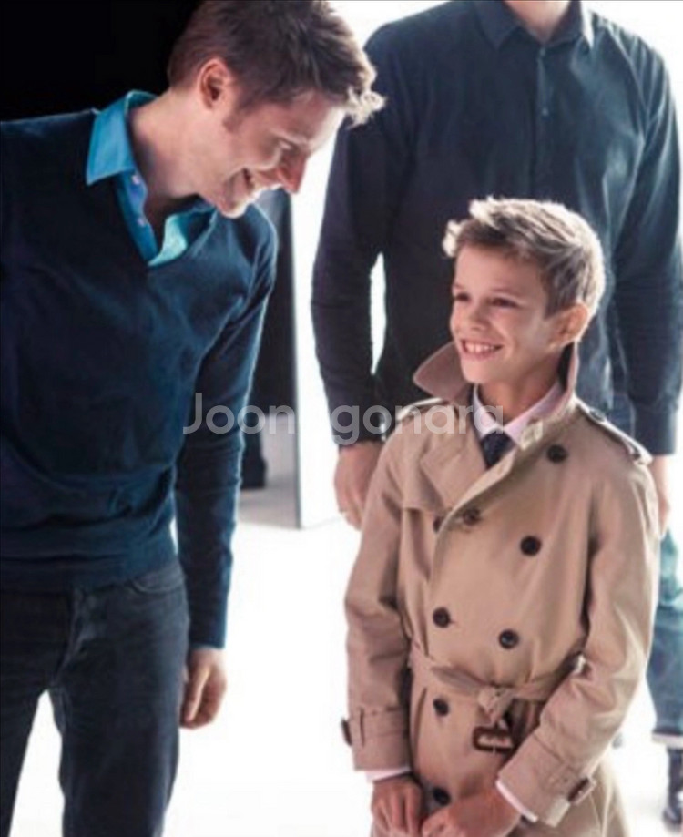 버버리 칠드런 키즈 트렌치 코트 4y--2