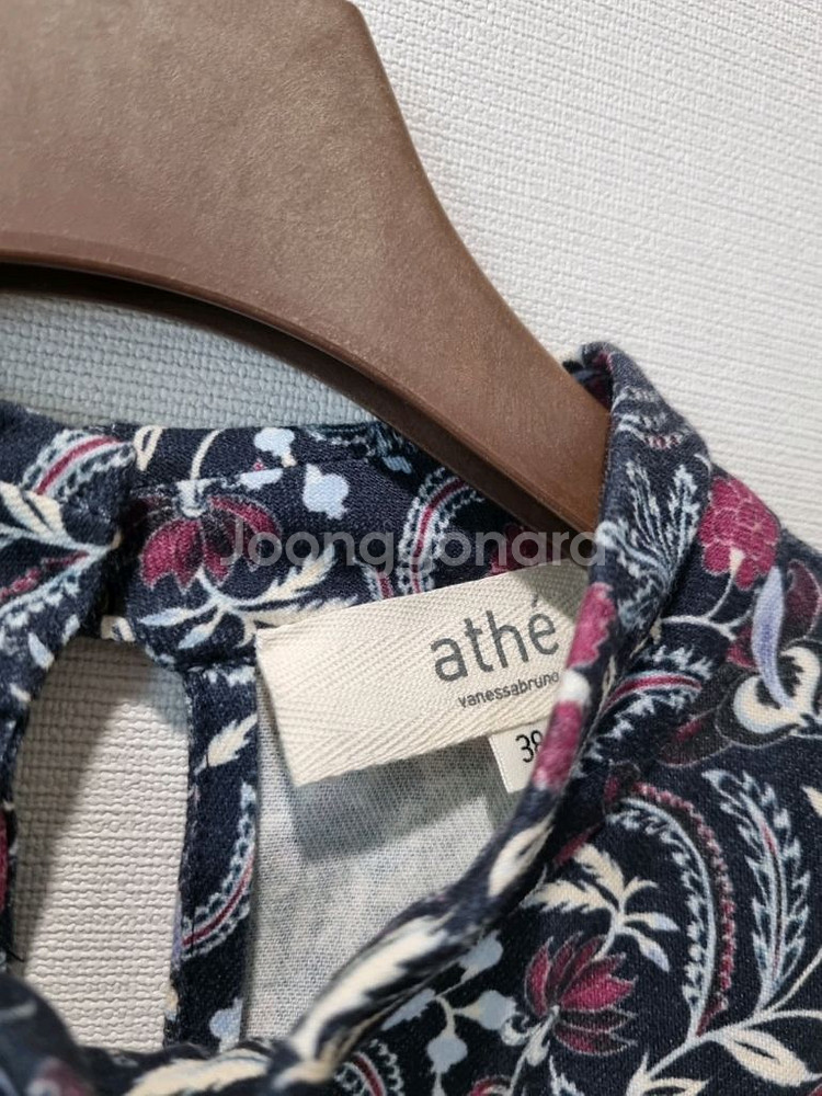 아떼 바네사브루노 플로럴 면 블라우스 38(55)--4